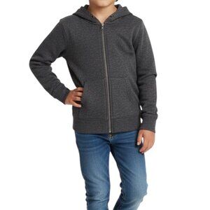 Old Navy Kids Boys Zip Up Hoodie Long Sleeve Charcoal Grey Size S (6-7)